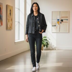 Lauren Ralph Lauren Cropped Blazer (Size 14)